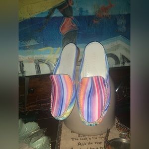 Sesto Meucci Italian multicolor leather mule